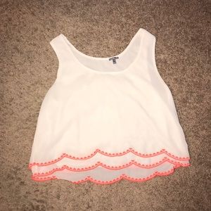 Chiffon Crop Top